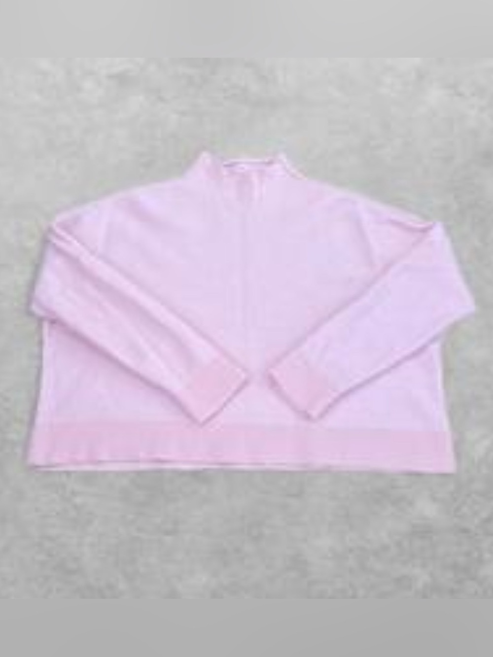 Anthropologie Pilcro Alani Cashmere Mock Neck Sweater M Pink Coquette